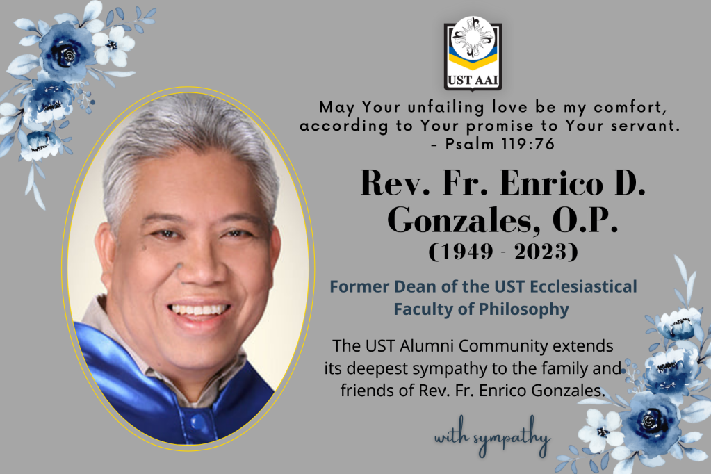 Rev. Fr. Enrico D. Gonzales, O.P.